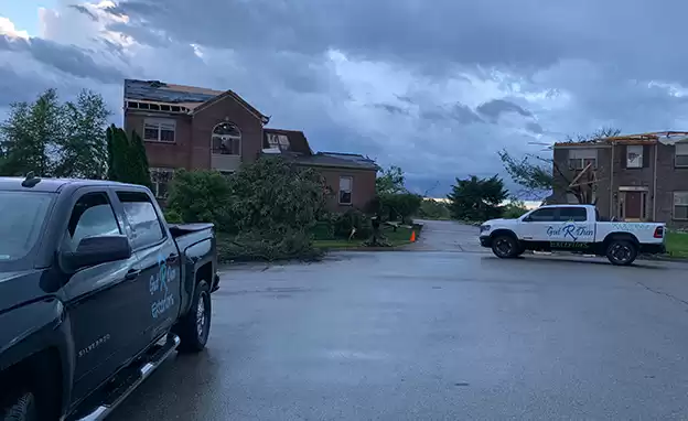 Emergency Roof Tarping and Tree Damage Stabilization